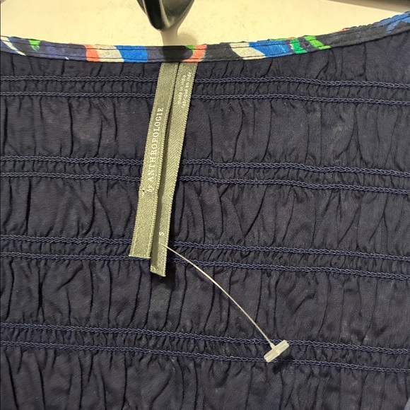 Anthropologie Blue Multicolor Midi Dress - Picture 15 of 16